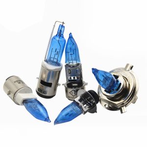 Motorcycle light bulb, battery car modification light bulb, 12V35W double claw disc light bulb, electric vehicle ceramic headlight light bulb