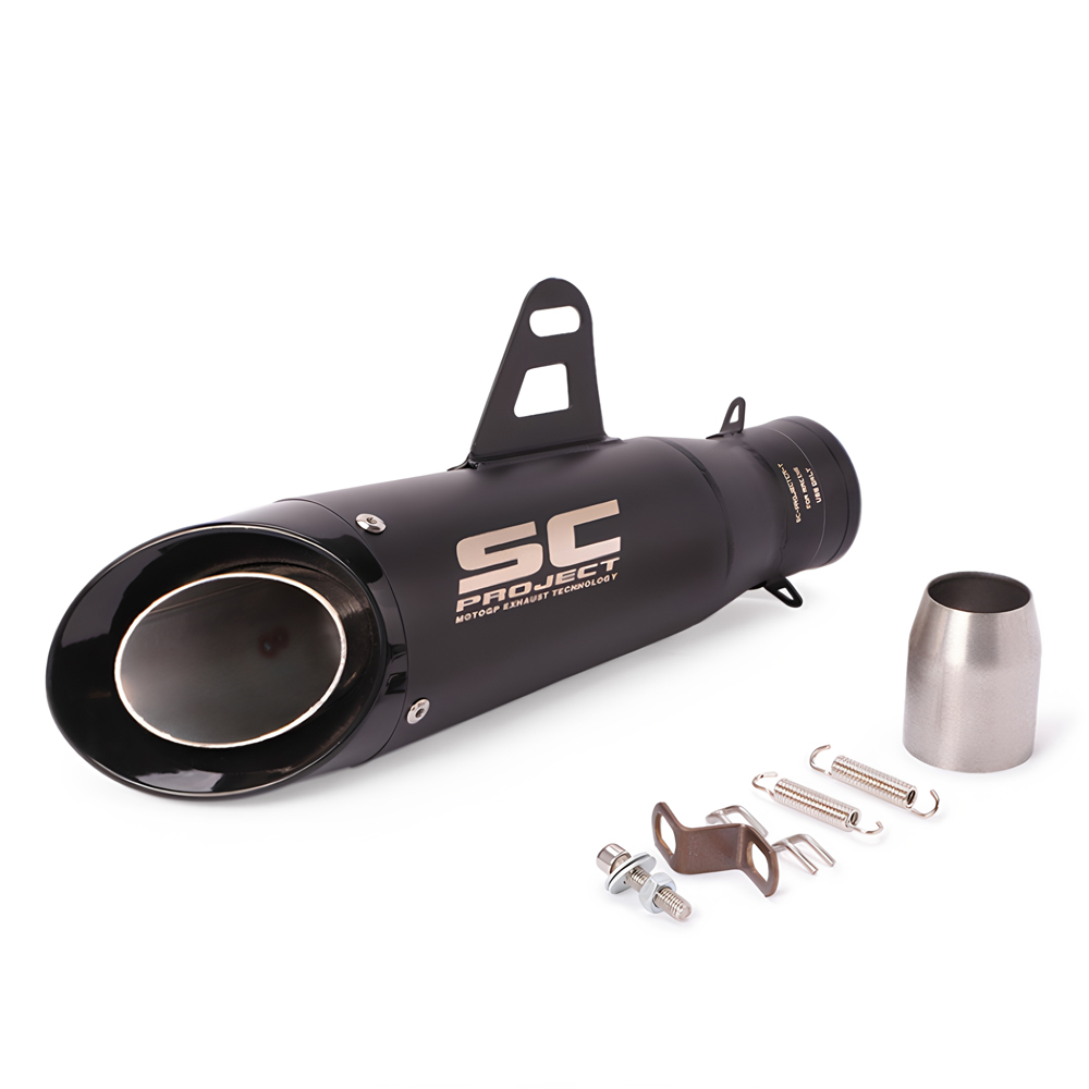 Motorcycle exhaust pipe, modified exhaust pipe, double-layer exhaust pipe tail throat
