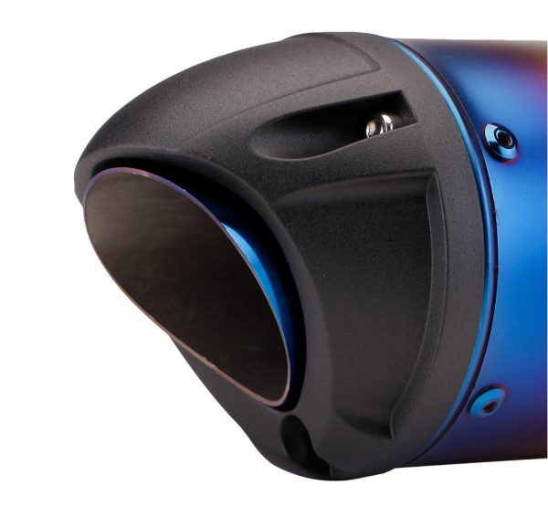 Motorcycle modification exhaust pipe, duckbill type exhaust pipe, multi color, short type