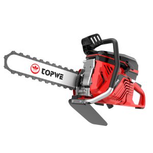 High power chainsaw, outdoor garden handheld logging saw, horizontal bar chain saw, woodworking tree cutting, gasoline saw