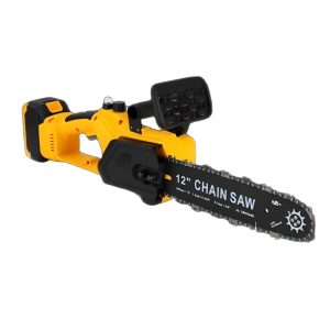 Lithium ion single hand saw, high-power logging saw, electric chain saw, lithium electric saw, outdoor handheld electric logging saw