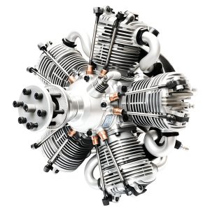 Model aircraft drone engine GF150R5 four stroke 150cc gasoline five cylinder star engine