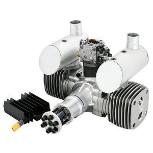 Drone engine model aircraft engine with power generation, two-stroke 130cc gasoline twin cylinder