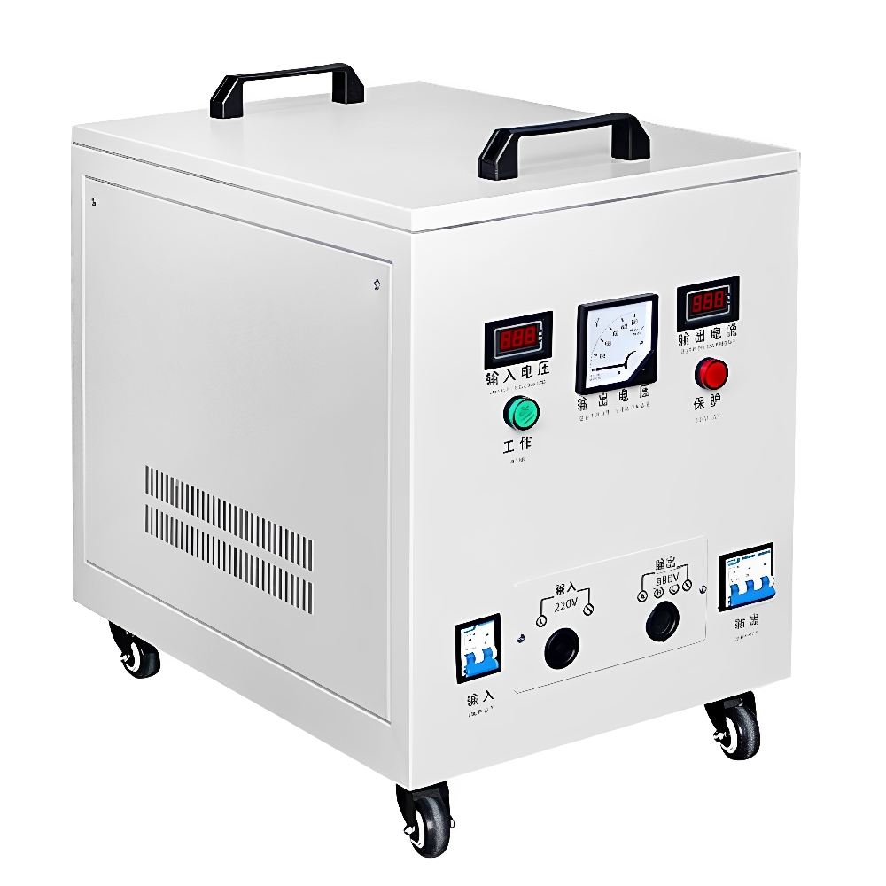 Single phase 220v to three-phase 380v to three-phase 220v to three-phase 110v single-phase to three-phase voltage transformer, three-phase three wire type - Image 1