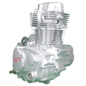 Motorcycle engine, 175cc displacement, manual clutch, kick/electric start, air-cooled, 5-speed transmission - Image 4