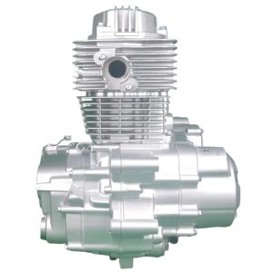 Motorcycle engine, 175cc displacement, manual clutch, kick/electric start, air-cooled, 5-speed transmission - Image 3