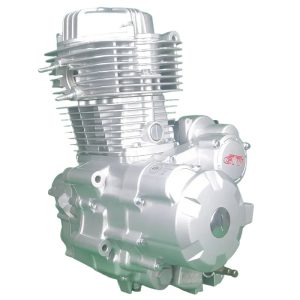 Motorcycle engine, 175cc displacement, manual clutch, kick/electric start, air-cooled, 5-speed transmission - Image 2