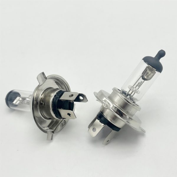 Electric motorcycle light bulb with three claws and three plugs, integrated far and near 35W halogen lamp, 55W ultra bright front headlight