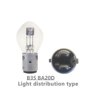 Motorcycle light bulb, headlight light bulb, light distribution type, 12V35/35W, 6V35/35W - Image 2