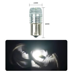 Motorcycle flashing LED turn signal, concave lens motorcycle reverse brake light, 3-smd tail light bulb - Image 3