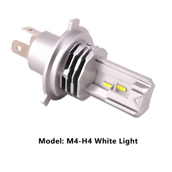 Motorcycle LED headlights, laser matrix headlights, high and low beam integrated modification with three claw bulbs