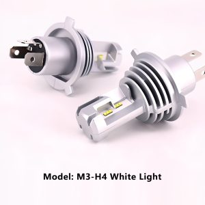 Motorcycle LED headlights, laser matrix headlights, high and low beam integrated modification with three claw bulbs - Image 6