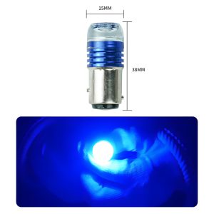 Motorcycle flashing LED turn signal, concave lens motorcycle reverse brake light, 3-smd tail light bulb - Image 6