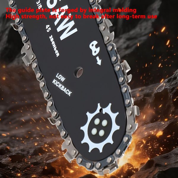Handheld high-power electric saw, multifunctional electric chain saw, wood cutting saw, household woodworking wireless garden lithium electric saw