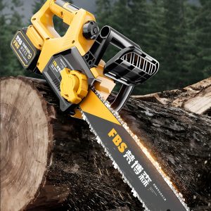 Lithium ion single hand saw, high-power logging saw, electric chain saw, lithium electric saw, outdoor handheld electric logging saw - Image 3
