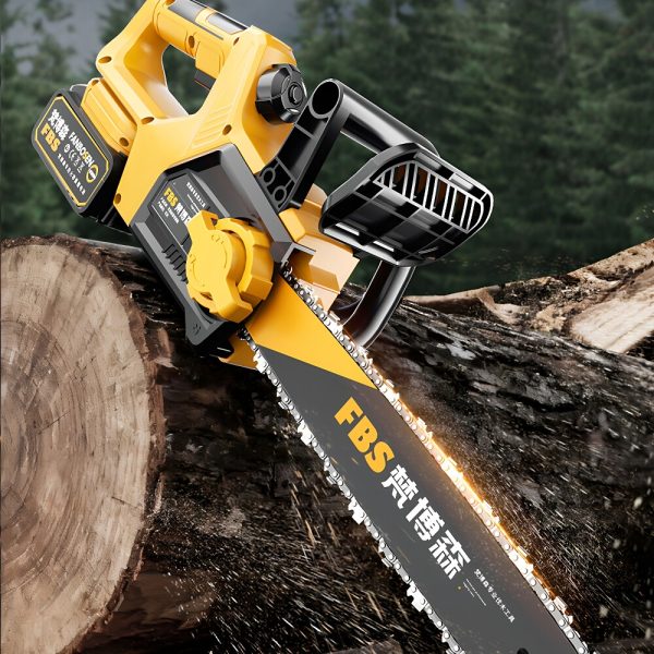 Lithium ion single hand saw, high-power logging saw, electric chain saw, lithium electric saw, outdoor handheld electric logging saw