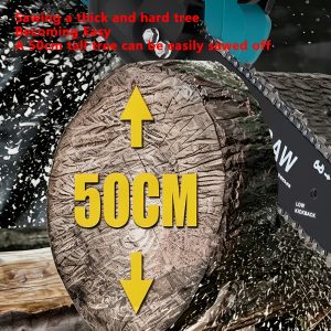 Handheld high-power electric saw, multifunctional electric chain saw, wood cutting saw, household woodworking wireless garden lithium electric saw - Image 6