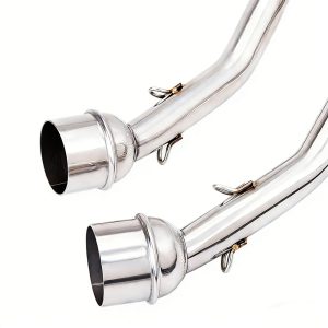 Motorcycle front bend pipe, front exhaust pipe, modified motorcycle exhaust pipe - Image 3