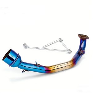 Motorcycle front bend pipe, front exhaust pipe, modified motorcycle exhaust pipe - Image 5