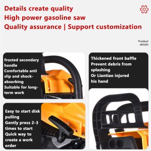Chainsaw, motorcycle saw, profile cutting machine, high-power logging saw, outdoor gasoline chain saw - Image 7