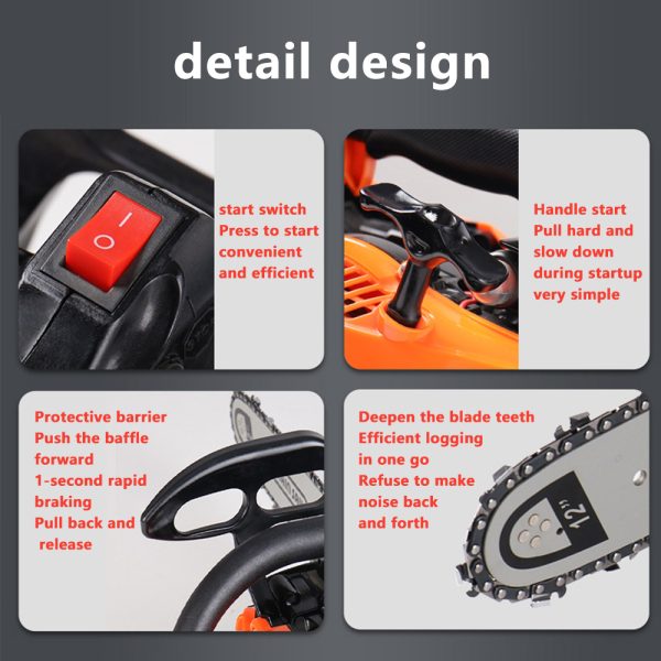 Chainsaw, motorcycle saw, profile cutting machine, high-power logging saw, outdoor gasoline chain saw