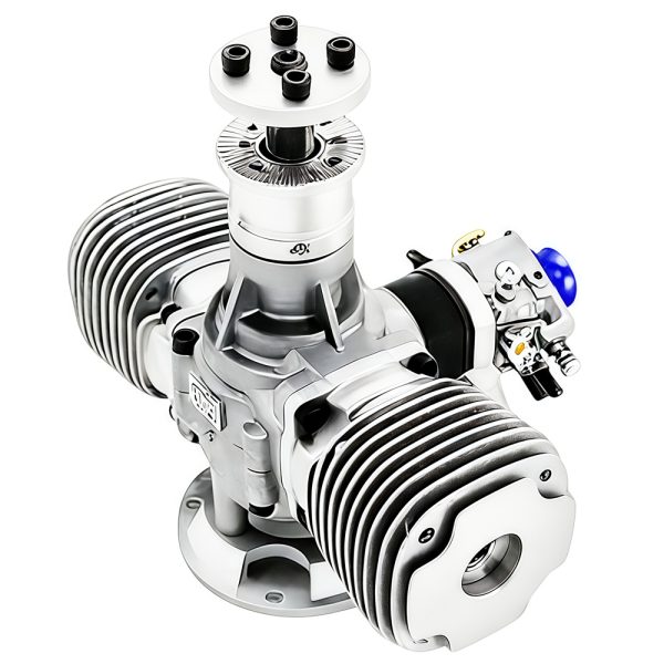 Model aircraft engine, drone engine, two-stroke gasoline twin cylinder engine, 70cc