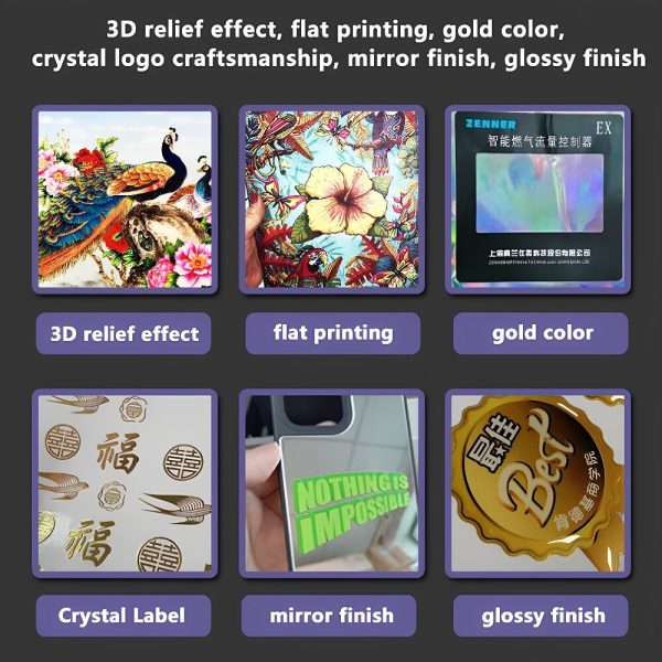 Small A3UV flatbed printer phone case acrylic plastic sheet metal label stainless steel bottle box printing