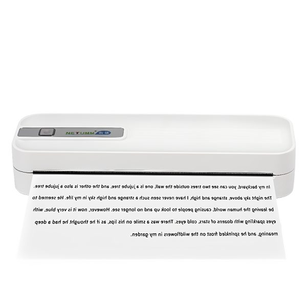 Home portable printer, mobile phone Bluetooth connection, home wireless small A4 printer