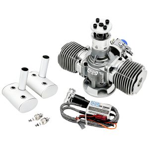 Model aircraft engine, drone engine, two-stroke gasoline twin cylinder engine, 70cc - Image 4