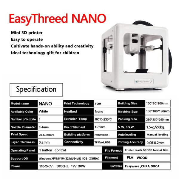 3D printer manufacturer, toy, home desktop, small mini, 3D stereo
