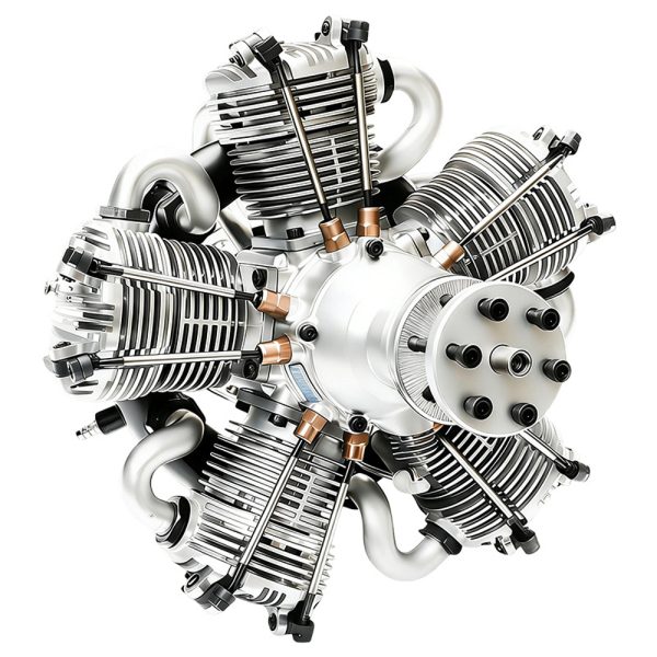 Model aircraft drone engine GF150R5 four stroke 150cc gasoline five cylinder star engine