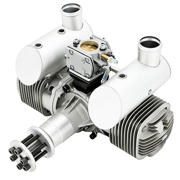 Drone engine, model aircraft engine, two-stroke 170cc gasoline twin cylinder engine