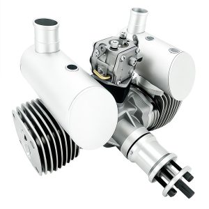 Drone engine, model aircraft engine, two-stroke 130cc gasoline twin cylinder engine - Image 2