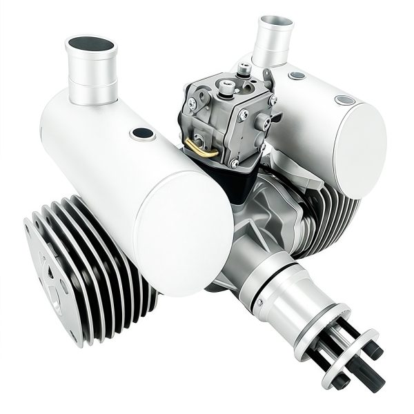 Drone engine, model aircraft engine, two-stroke 130cc gasoline twin cylinder engine