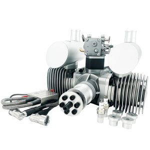 Drone engine, model aircraft engine, two-stroke 130cc gasoline twin cylinder engine - Image 5