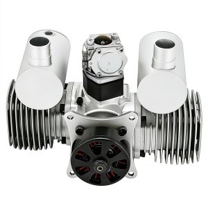 Drone engine model aircraft engine with power generation, two-stroke 130cc gasoline twin cylinder - Image 2