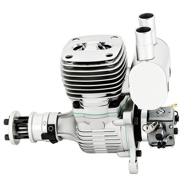 Model aircraft engine, drone engine, two-stroke 65cc rear exhaust gasoline single cylinder engine
