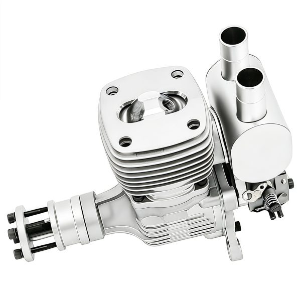 Model aircraft engine, drone engine, two-stroke 65cc rear exhaust gasoline single cylinder engine