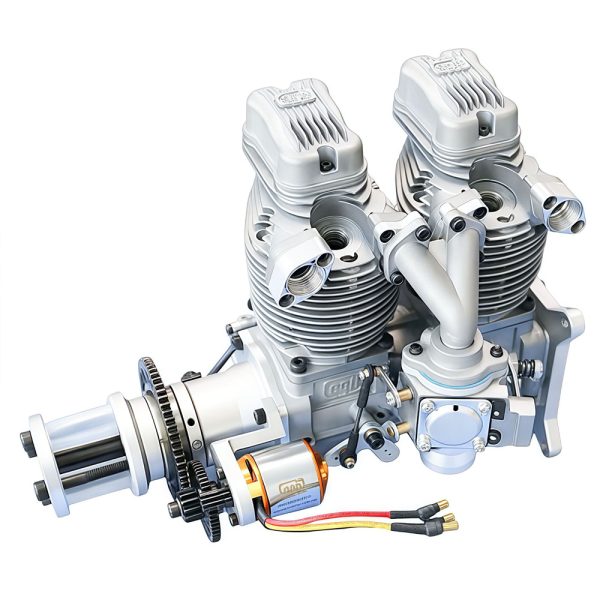 Model aircraft engine, drone engine, electric starting, four stroke inline twin cylinder gasoline engine manufacturer, direct