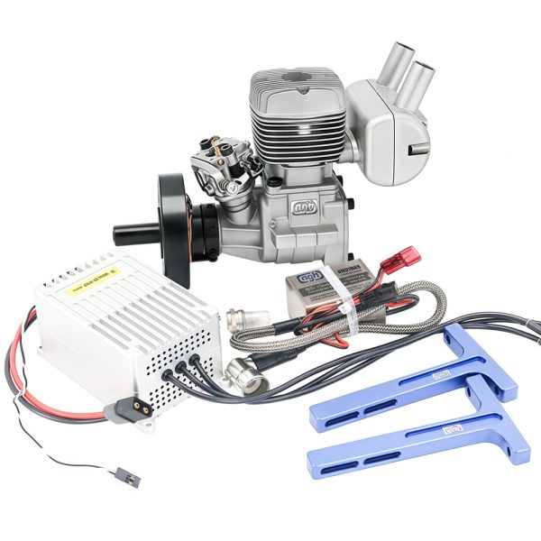 Model aircraft engine, drone engine with integrated engine, two-stroke 35cc gasoline single cylinder engine