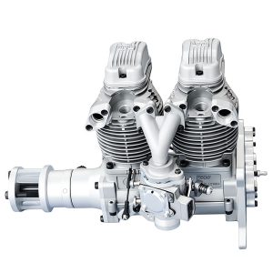 Model aircraft engine, drone engine, four stroke inline twin cylinder gasoline engine - Image 4