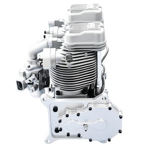 Model aircraft engine, drone engine, four stroke inline twin cylinder gasoline engine - Image 5