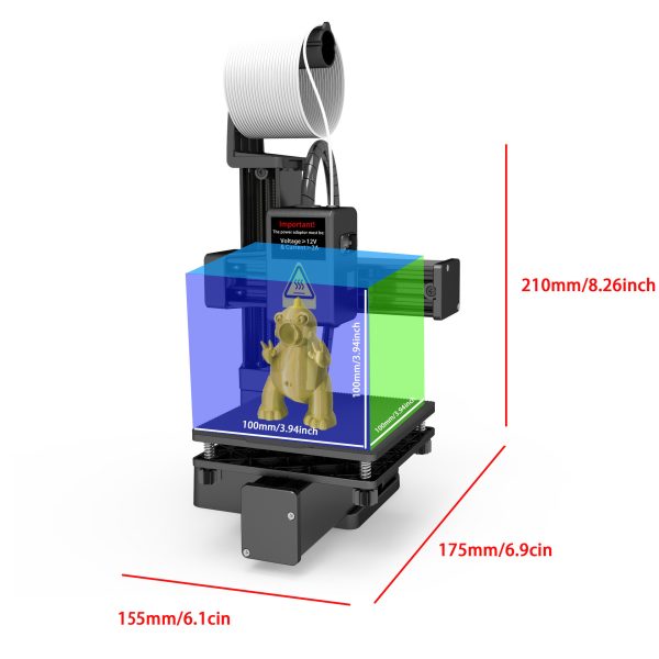 3D printer, home, model, K10 entry-level using TPU PLA 1.75mm