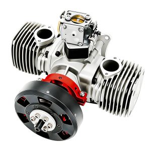 Model aircraft engine, unmanned aerial vehicle engine, integrated two-stroke engine, 130cc gasoline twin cylinder - Image 4