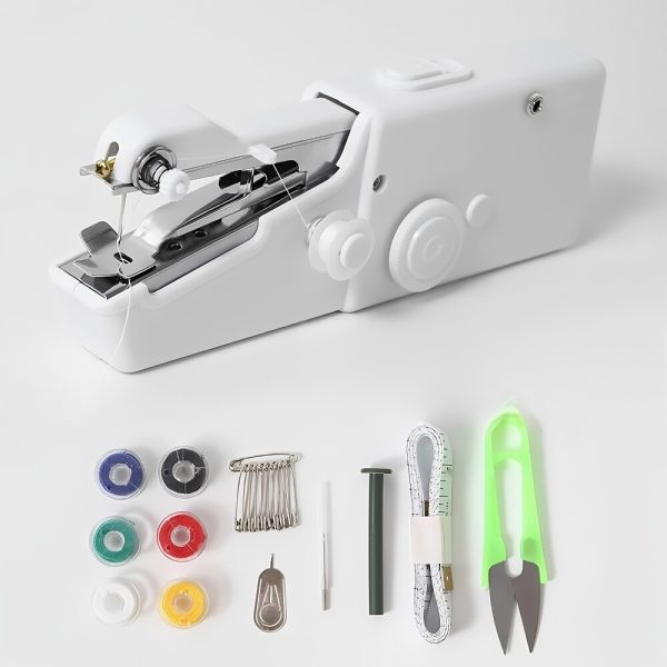 Handheld electric sewing machine, multifunctional, portable, mini, portable, edge wrapped, manual, efficient machine for household use