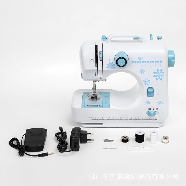 Household electric multifunctional sewing machine cross-border explosive portable mini handheld sewing machine with lock edge and thick texture