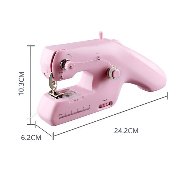 Mini Home Thick Eating Mini Desktop Electric Double Line Handheld Sewing Machine