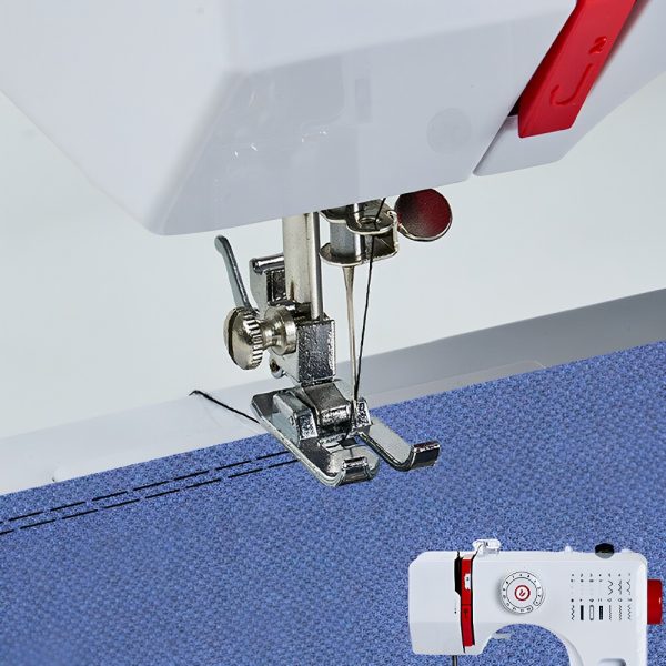 Double needle multifunctional sewing machine desktop electric household mini portable sewing machine sewing machine sewing cart